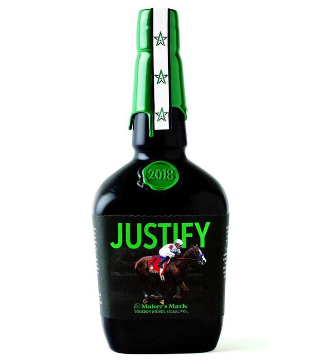 Maker’s Mark Justify Limited Edition Bourbon 750ml Bottle – Commemorative Kentucky Straight Bourbon Whiskey