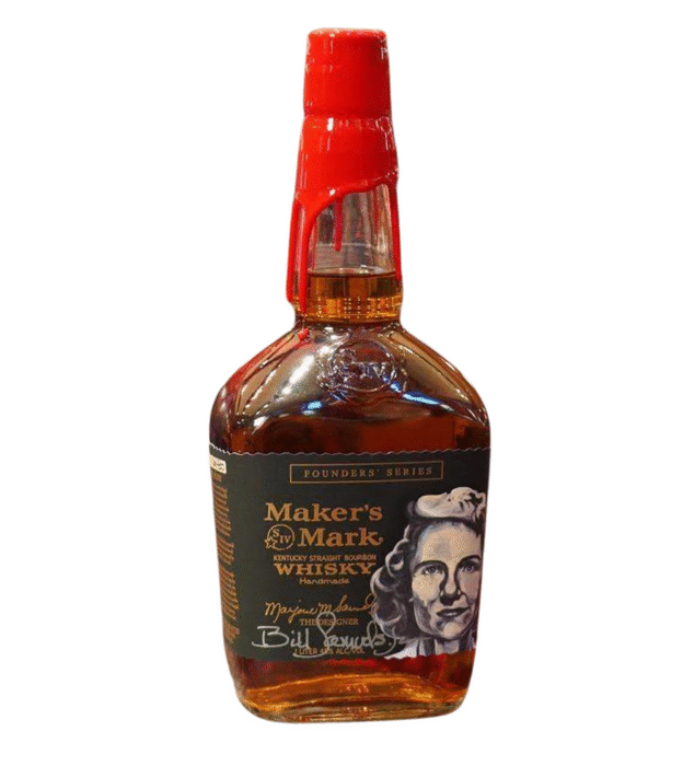 Exclusive Maker’s Mark Margie Samuels Limited Edition Bourbon on display