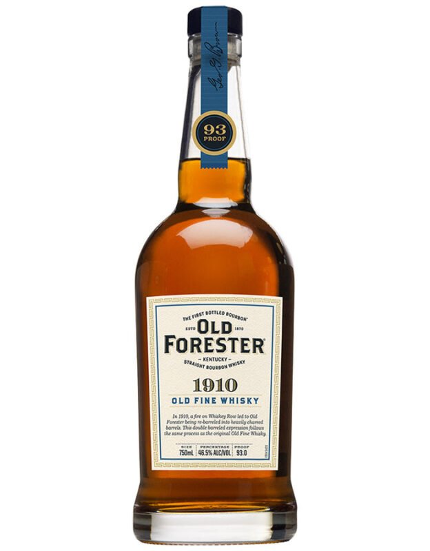 Old Forester 1910 Old Fine Whiskey Bourbon Bottle – Kentucky Straight Bourbon, 750ml
